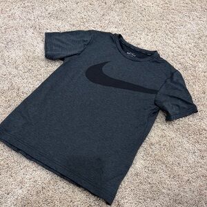 Nike Gray T-Shirt with Black Logo